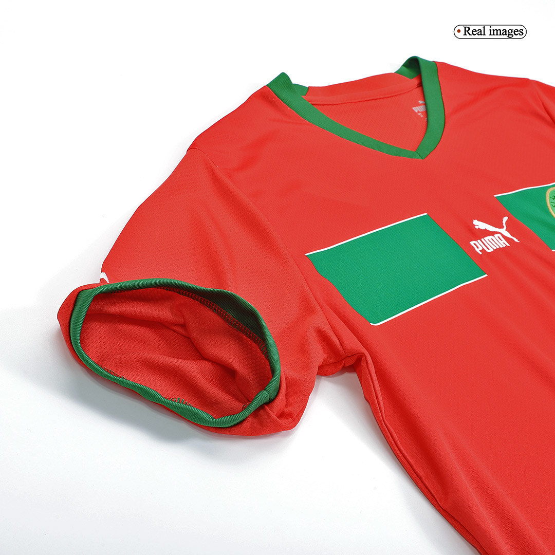 Puma World Cup 22 Morocco Home Jersey - Red/Green - Soccer Shop USA