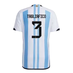 Adidas Men's Argentina Authentic Home Jersey 2022 - 3 Stars M