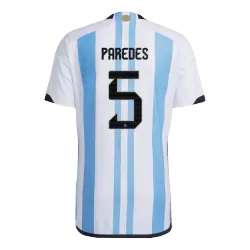 Argentina Home shirt, Messi 10, 2022 World cup jersey with 3 stars