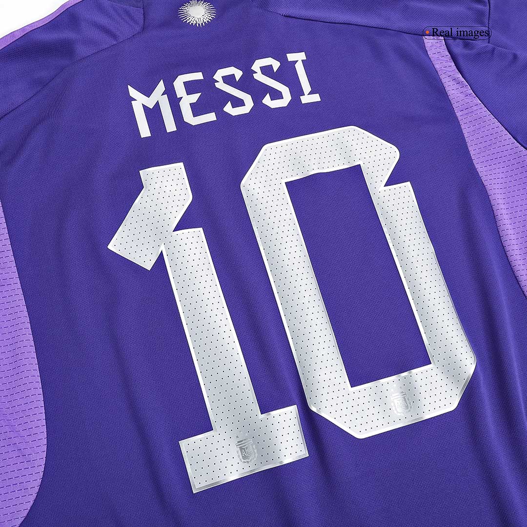 Messi Authentic Argentine Shirt, Final WC 2022 - CharityStars