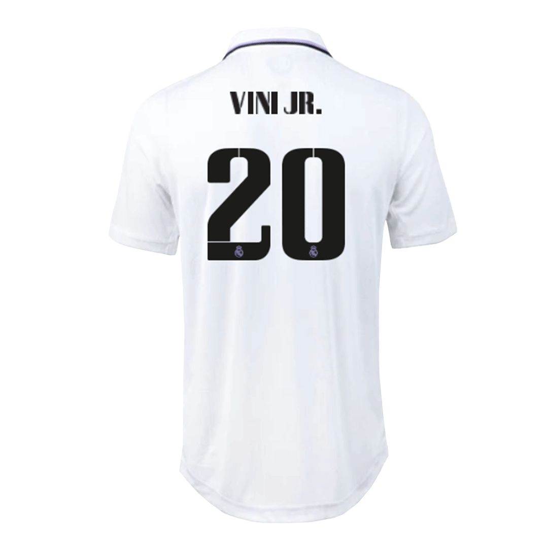 VINI JR. #20 Real Madrid Home Authentic Jersey 2022/23 | Gogoalshop