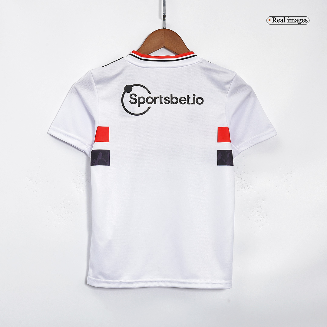 São Paulo Fold Insight Kids White T-Shirt - FutFanatics