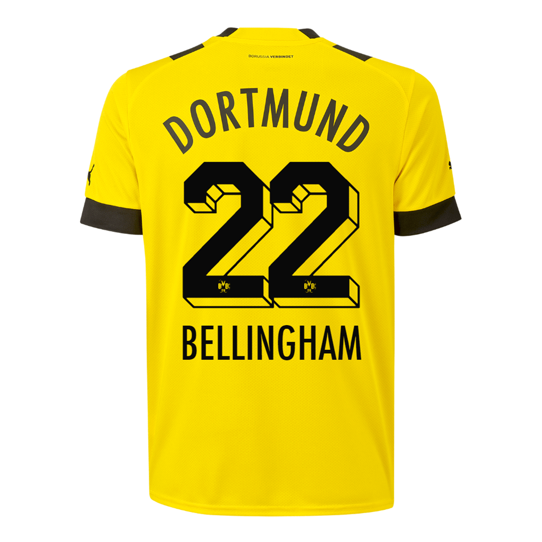 BELLINGHAM #22 Borussia Dortmund Home Jersey 2022/23 | Gogoalshop