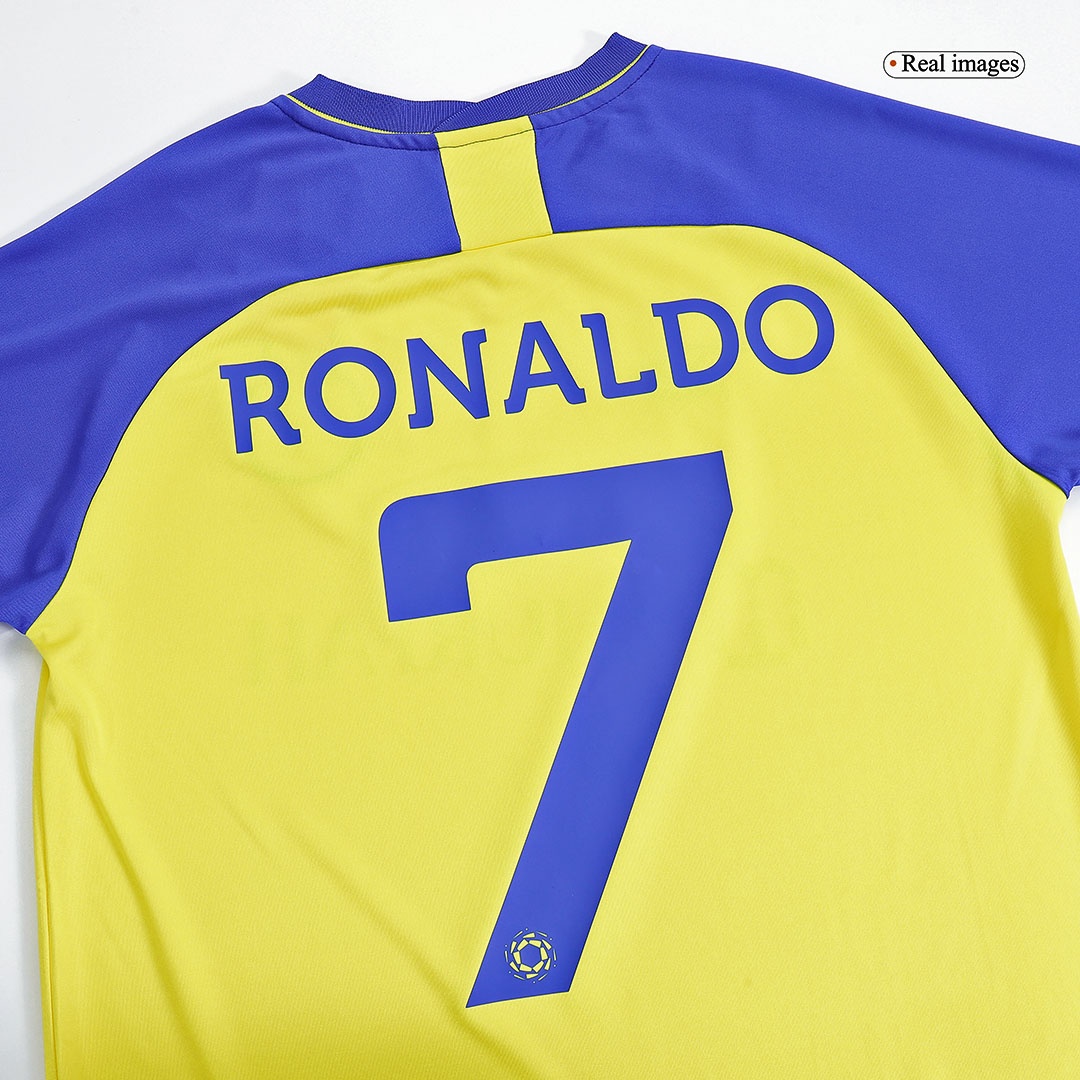  1 Stop Soccer Ronaldo CR7 Jersey Kids Uniform AL NASSR Fc Saudi  Arabia : Clothing, Shoes & Jewelry