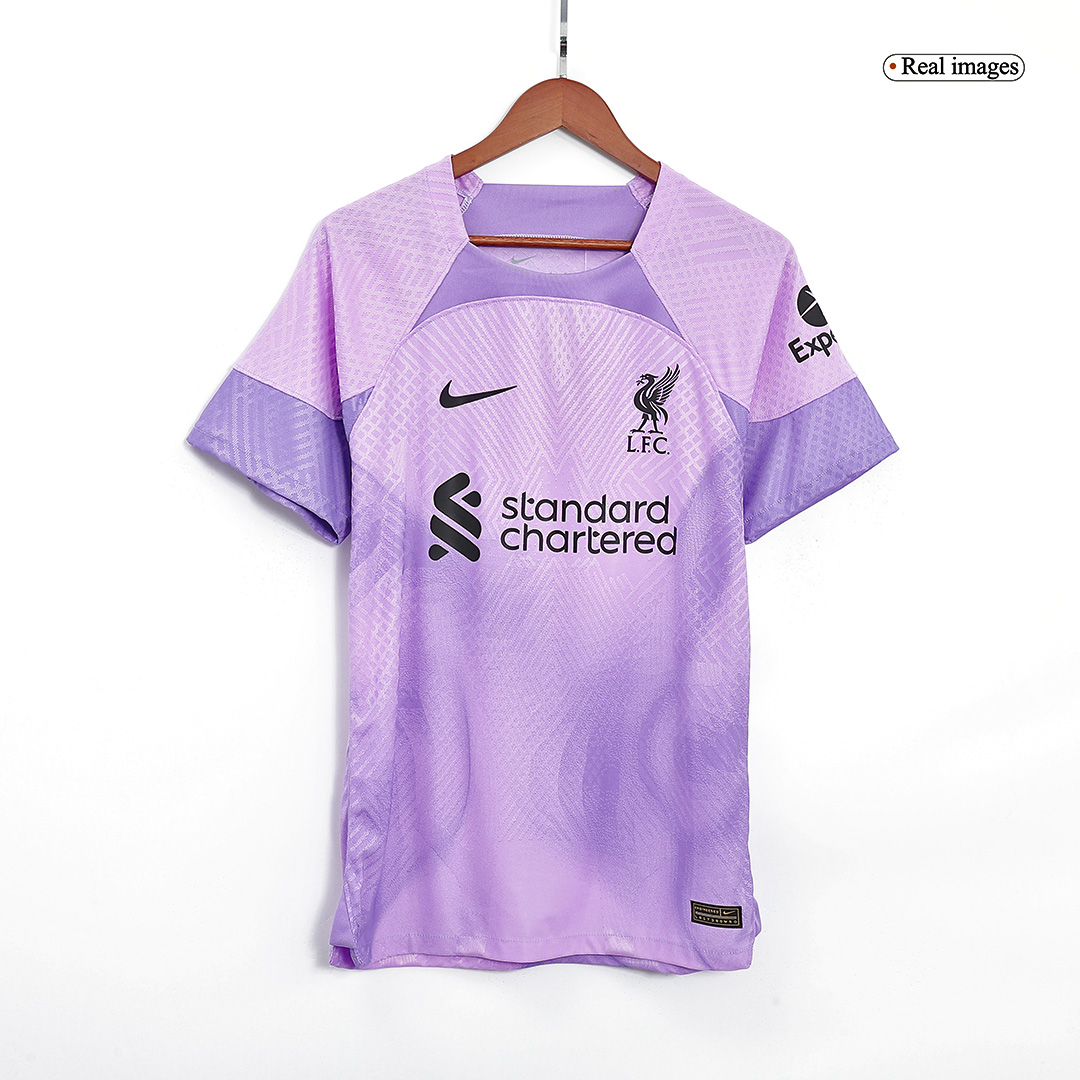 Liverpool Third Kit Junior Shorts And Socks,Hot Pink Soccer Shorts,Size:18-19  Liverpool pink goalkeeper shorts