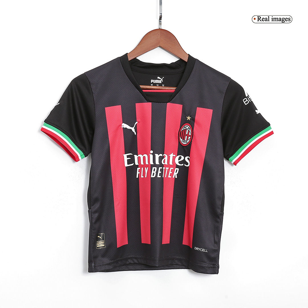 AC Milan Home Shirt 2022-23 - Kids