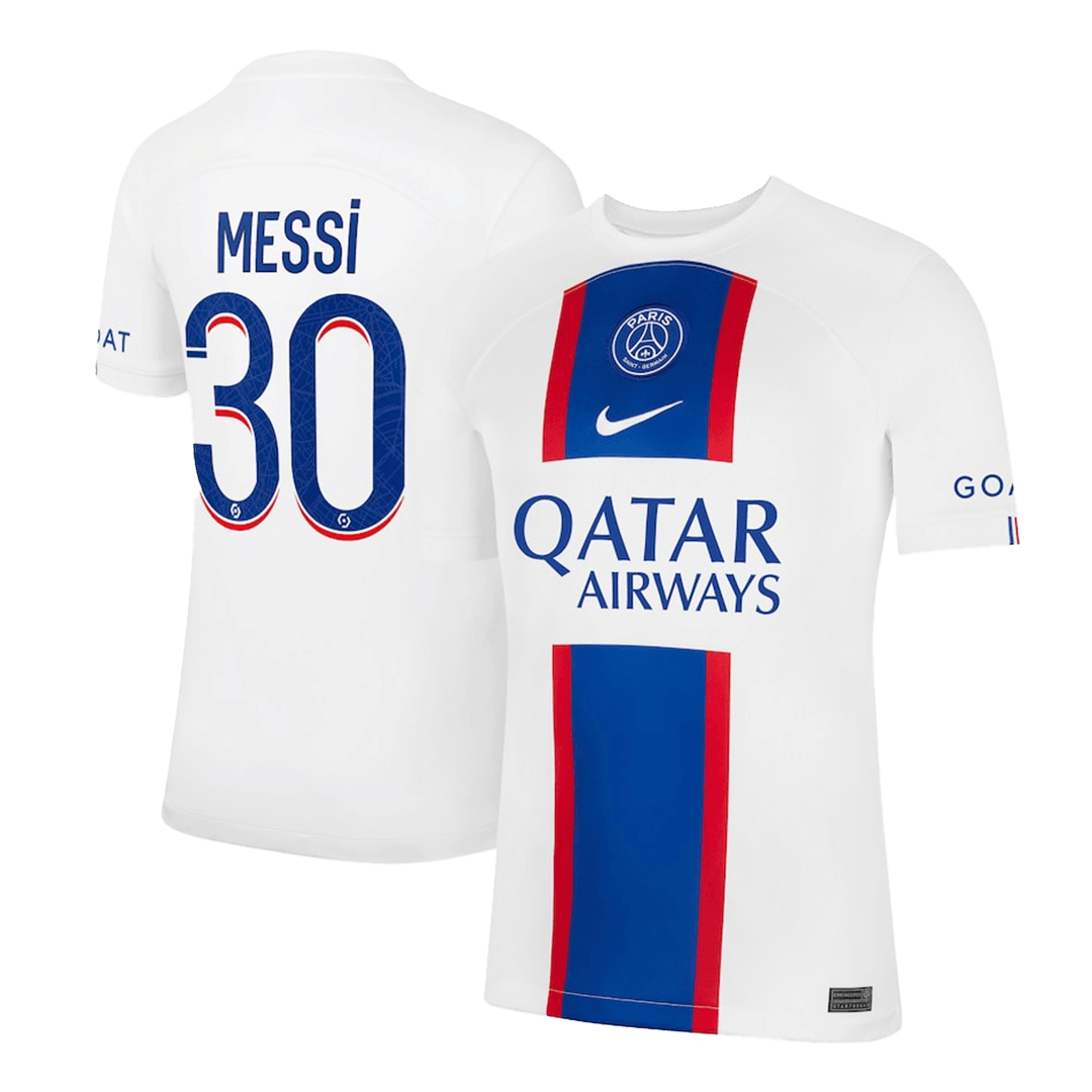 Paris Saint-Germain PSG Air Jordan 2021/2022 Home Messi #30