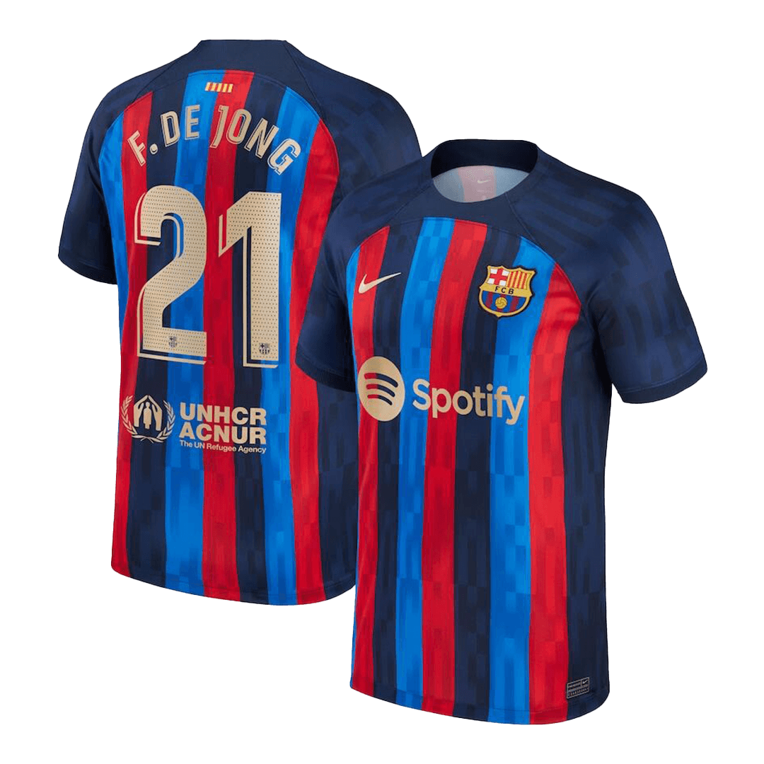 Nike F. De Jong 2021-22 FC Barcelona REPLICA Away Jersey - MENS