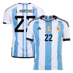 messi argentina jersey three stars