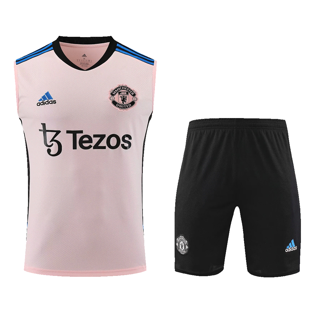 Men's adidas Pink Manchester United 2022/23 Training Jersey