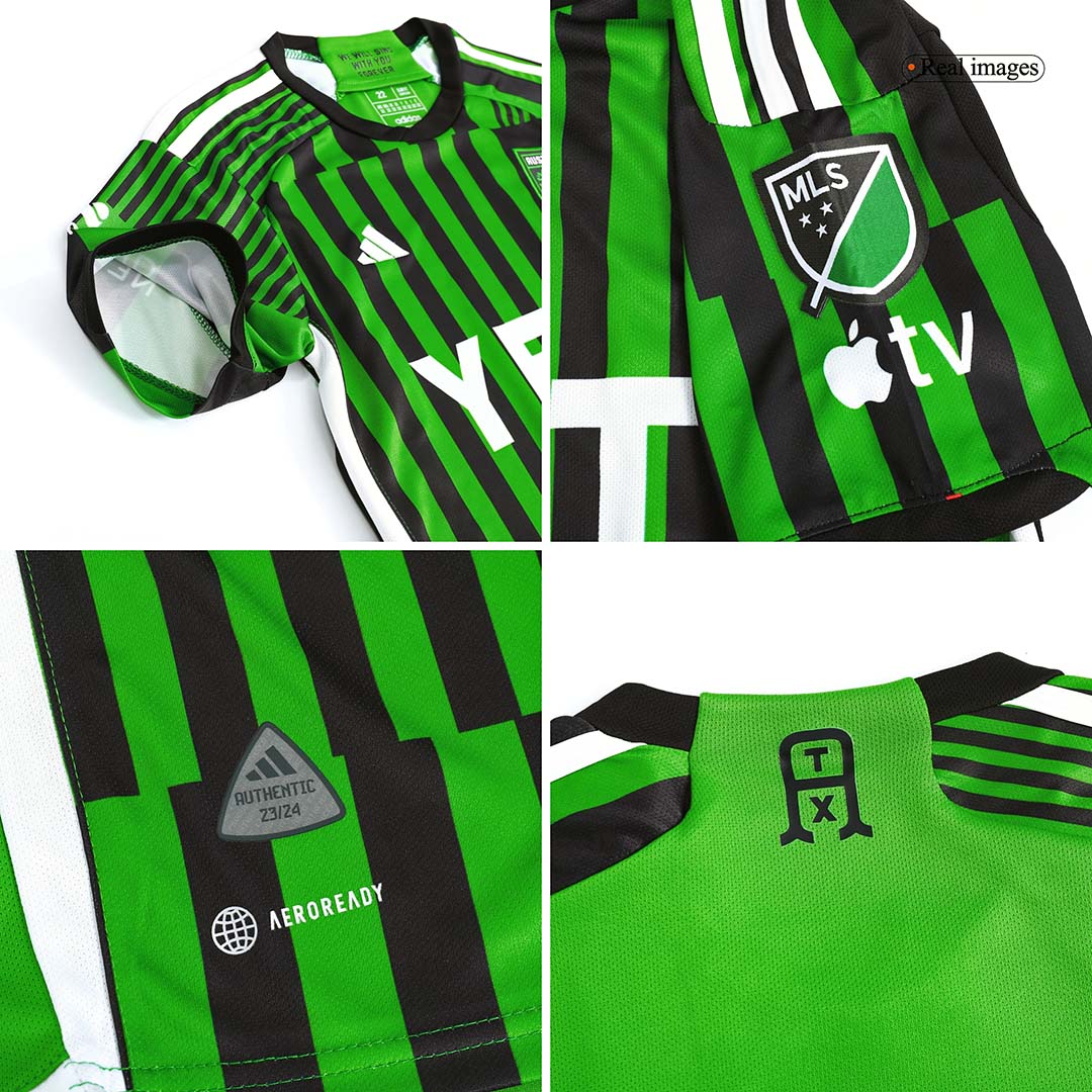 adidas Austin FC 22/23 Away Authentic Jersey - Green