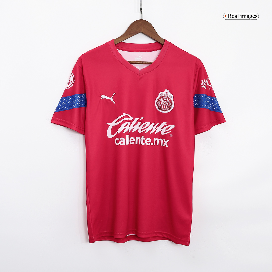 Liga MX Chivas Away Jersey Shirt White 2022-23 for Men