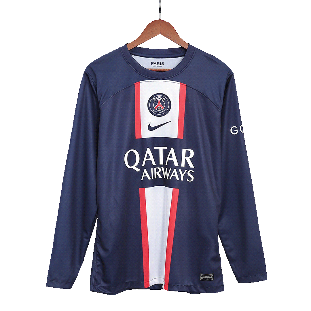 PSG Home Long Sleeve Soccer Jersey 2022/23 | Gogoalshop