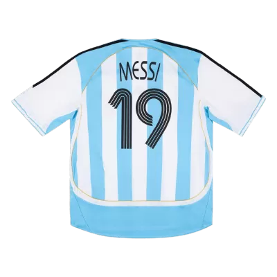 Vintage Soccer Jersey MESSI #19 Argentina Home 2006 - gogoalshop