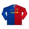 Vintage Soccer Jersey MESSI #10 Barcelona Home Long Sleeve 2008/09 - UCL Final - gogoalshop