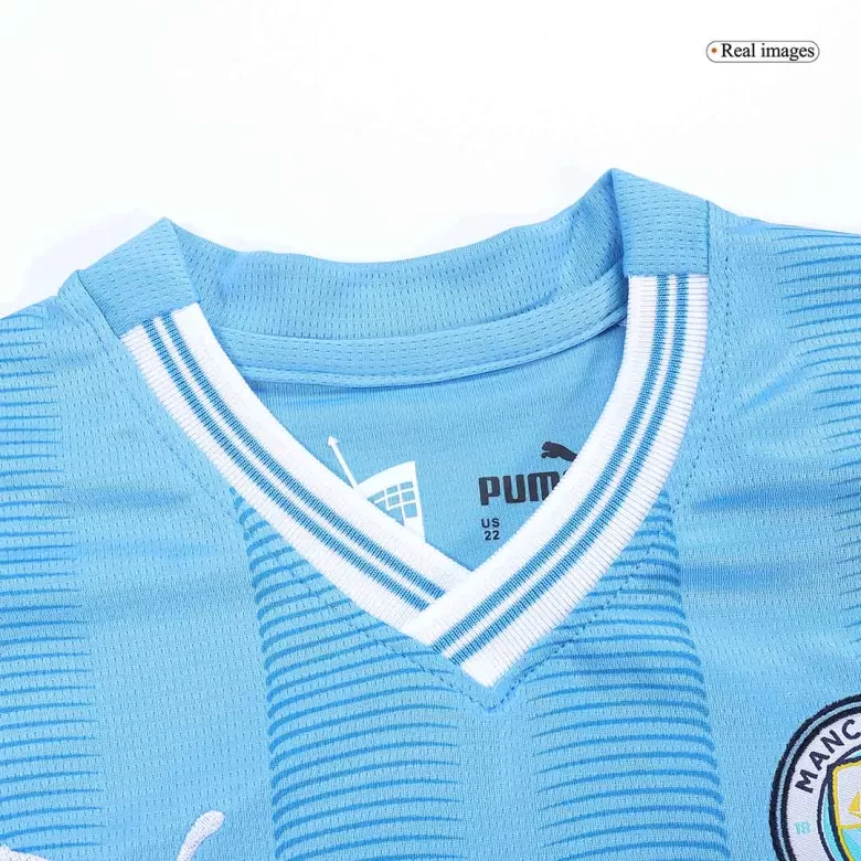 Kids' Manchester City Home Jersey 2023/24