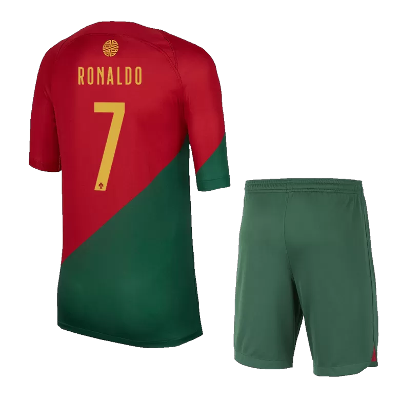 Cristiano Ronaldo 7 Portugal 2022-23 Home Jersey, Youth National