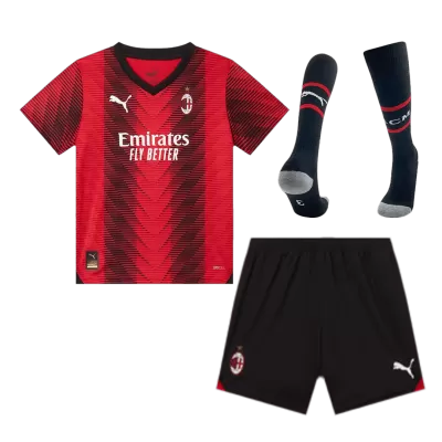 AC Milan Home Kids Jerseys Full Kit 2023/24 - gogoalshop