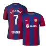 O.DEMBÉLÉ #7 Barcelona Home Authentic Jersey 2023/24 - gogoalshop