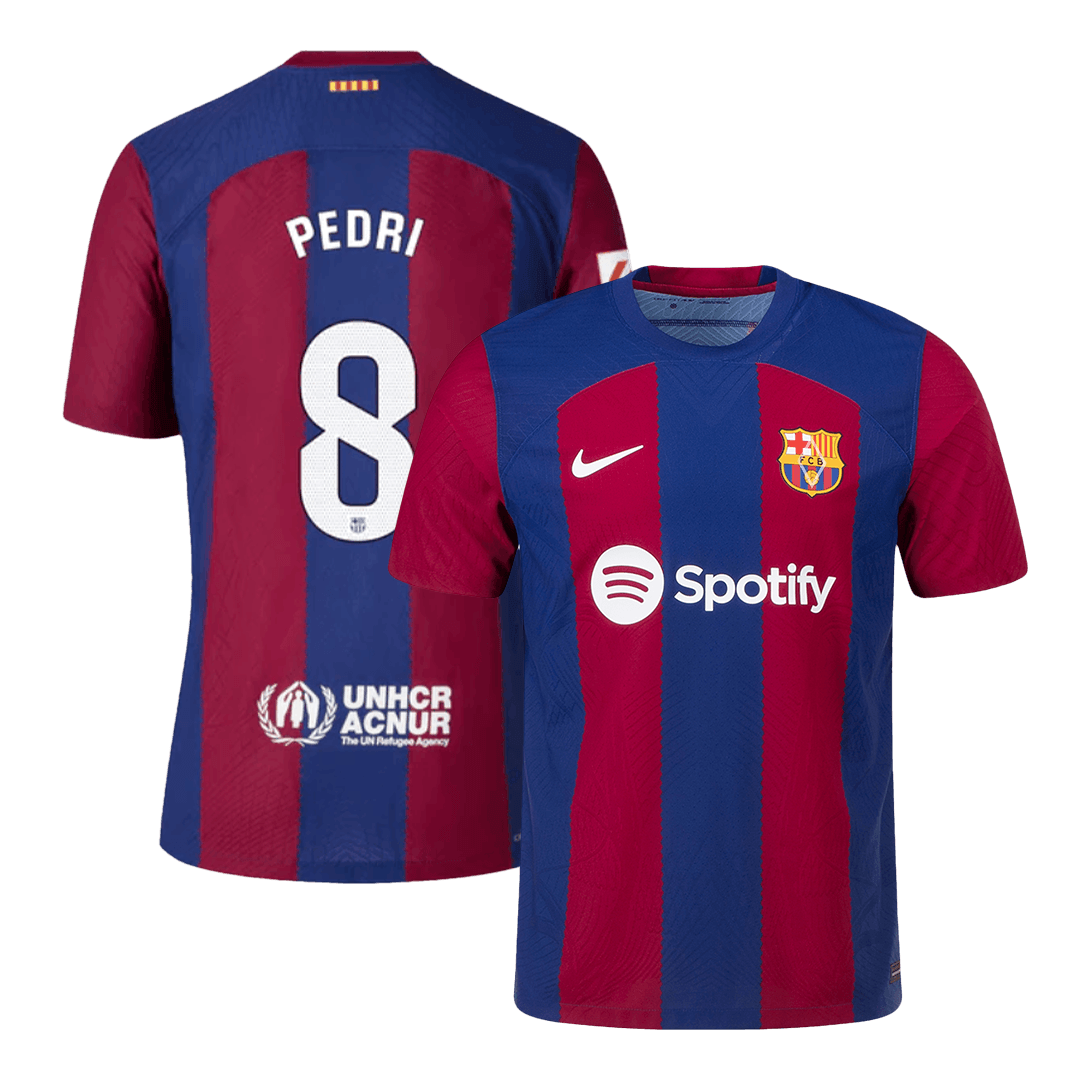 PEDRI #8 Barcelona Home Authentic Jersey 2023/24 | Gogoalshop