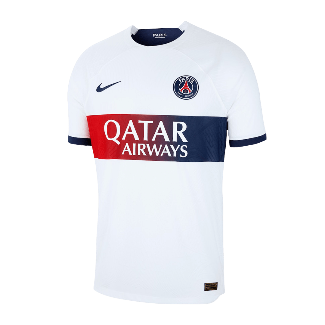 Replica Nike Messi #30 PSG Away Soccer Jersey 2021/22 - UCL Edition