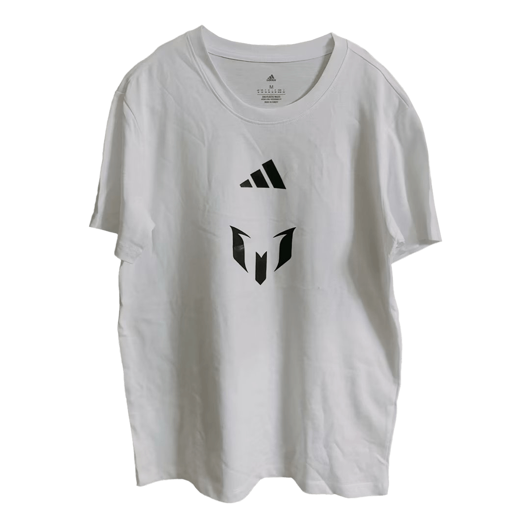 Adidas Messi N&N Tee White 3XL - Mens Soccer T Shirts