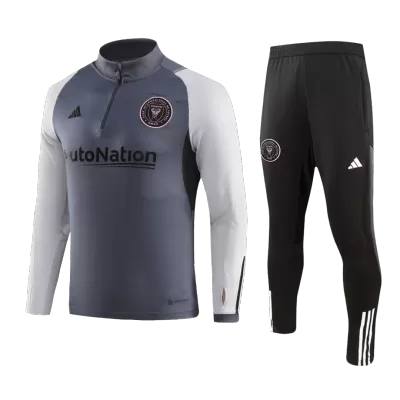 Inter Miami CF 1/4 Zip Tracksuit 2023/24 Gray - gogoalshop