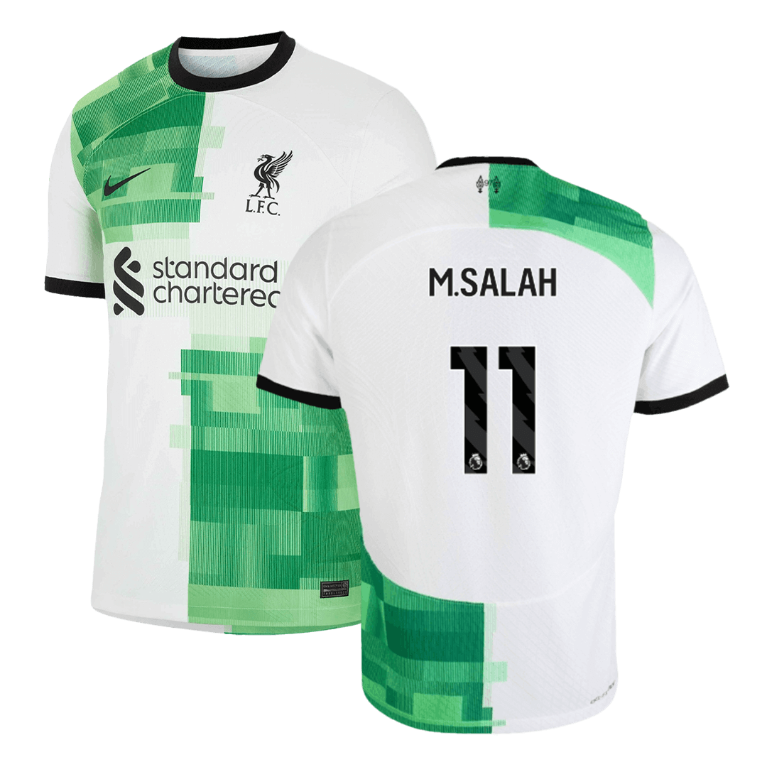 Kid's Replica Nike M. Salah Liverpool Away Jersey 23/24 - Youth XL