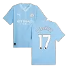 DE BRUYNE #17 Manchester City Home Authentic Soccer Jersey 2023/24 - gogoalshop