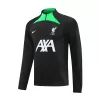 Liverpool 1/4 Zip Tracksuit 2023/24 Black - gogoalshop