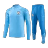 Manchester City 1/4 Zip Tracksuit 2023/24 Kids Blue - gogoalshop