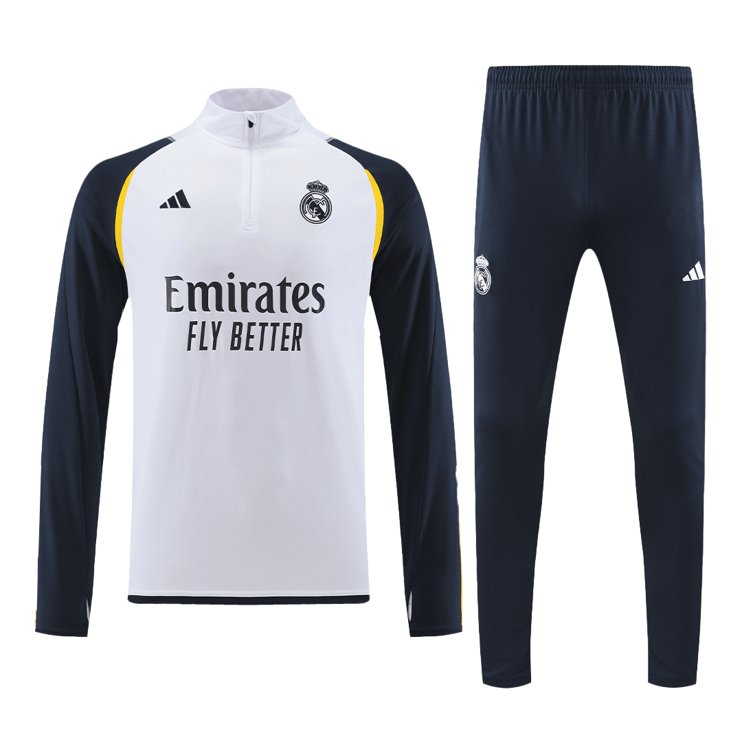 Real Madrid Soccer Tracksuit 2023 2024 Half Pulled Long Sleeve Football  Training Suit For Men, Kids, And Football Fans Includes Coats And Jackets,  Chandal, Futbol, Survetement Style 23 24 From Neymarsoccerstore, $16.79