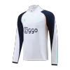 Ajax 1/4 Zip Tracksuit 2023/24 White - gogoalshop