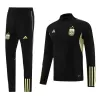 Argentina 1/4 Zip Tracksuit 2023/24 Black - gogoalshop