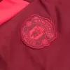 Manchester United 1/4 Zip Tracksuit 2023/24 Red - gogoalshop