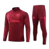 Manchester United 1/4 Zip Tracksuit 2023/24 Red - gogoalshop