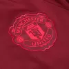 Manchester United 1/4 Zip Tracksuit 2023/24 Red - gogoalshop