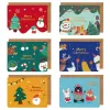 1 Pcs Random Style Personalized Christmas Greeting Card - gogoalshop