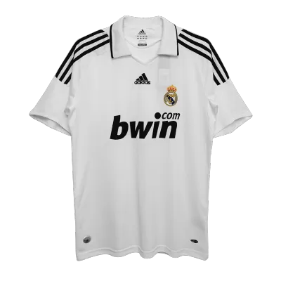 Vintage Soccer Jersey Real Madrid Home 2008/09 - gogoalshop