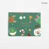 1 Pcs Random Style Personalized Christmas Greeting Card - gogoalshop