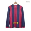 Vintage Soccer Jersey Barcelona Home Long Sleeve 2014/15 - gogoalshop