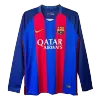 Vintage Soccer Jersey Barcelona Home Long Sleeve 16/17 - gogoalshop