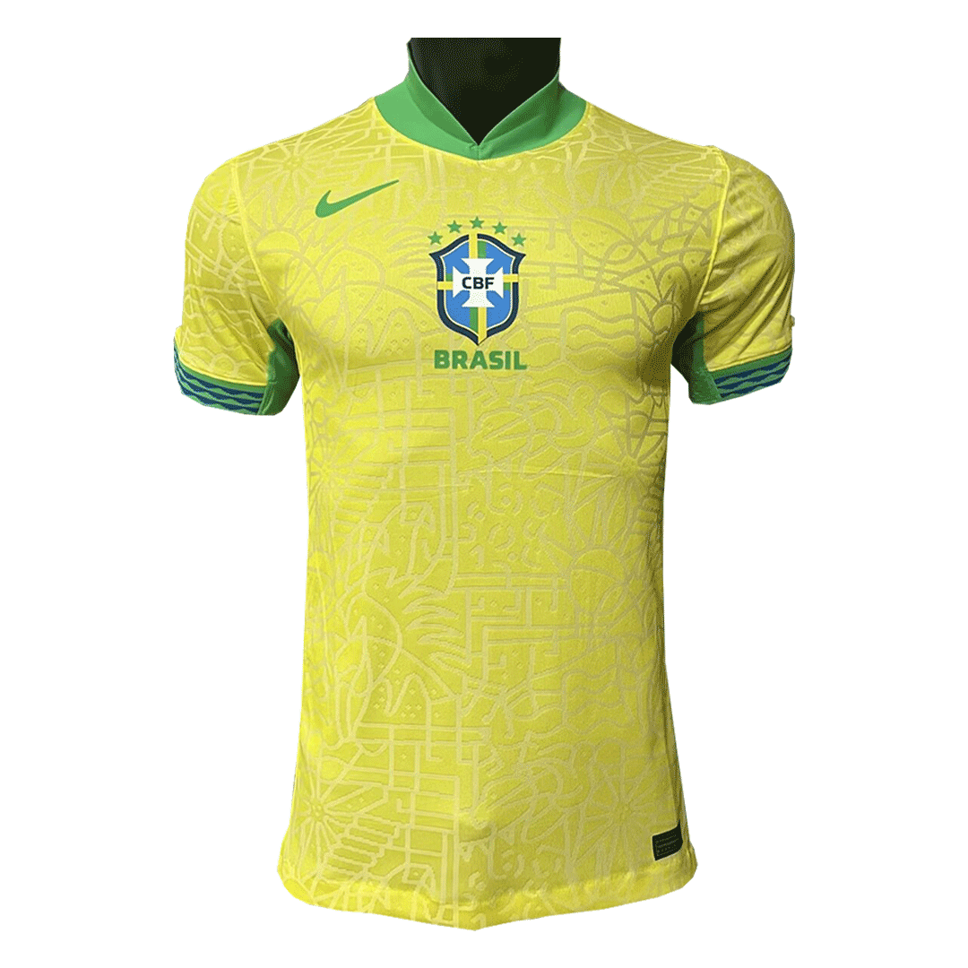 Brazil Home Authentic Soccer Jersey 2024