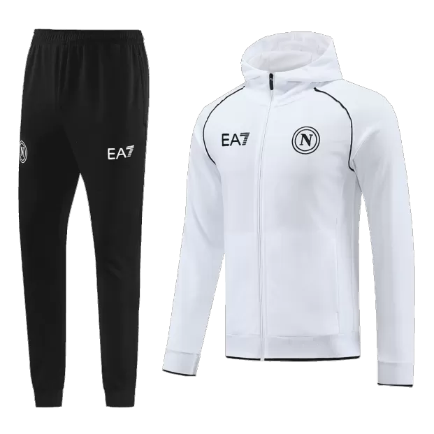 White discount hooded tracksuit