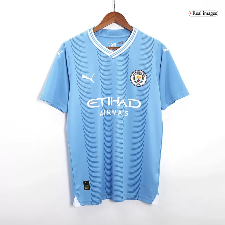 Camiseta Home Manchester City 2023-2024 + HAALAND #9