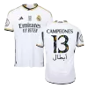 CAMPEONES #13 Real Madrid Campeones Supercopa Home Authentic Soccer Jersey 2023/24 - gogoalshop