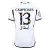 CAMPEONES #13 Real Madrid Campeones Supercopa Home Soccer Jersey 2023/24 - gogoalshop