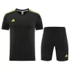 Customize Team Jersey Kit(Shirt+Short) Black&Yellow AD02 - gogoalshop