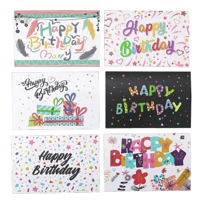 1 Pcs Random Style Personalized Birthday Greeting Card - gogoalshop