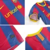 Vintage Barcelona Home Kids Soccer Jerseys Kit 2010/11 - gogoalshop